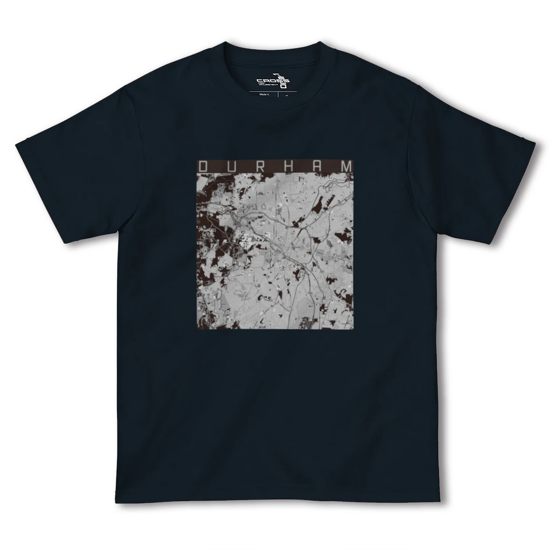 【ダーラム(アメリカ)】地図柄ヘビーウェイトTシャツ
