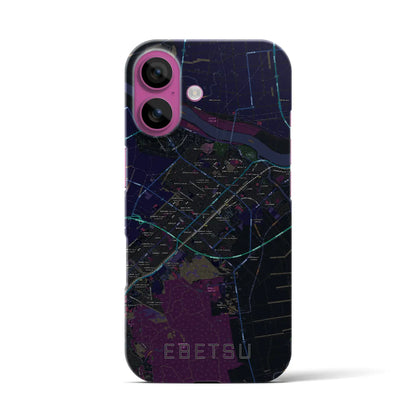 【江別（北海道）】地図柄iPhoneケース（バックカバータイプ）