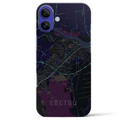 【江別（北海道）】地図柄iPhoneケース（バックカバータイプ）