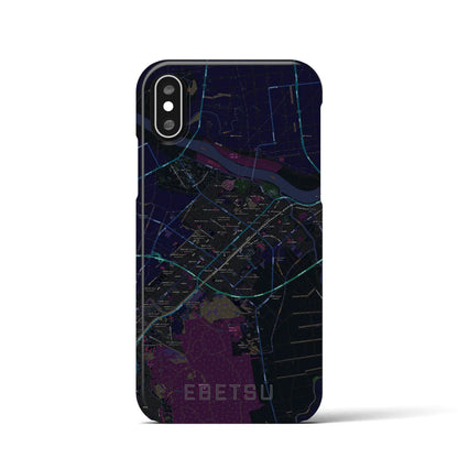 【江別（北海道）】地図柄iPhoneケース（バックカバータイプ）