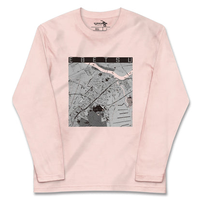 【江別（北海道）】地図柄ロングスリーブTシャツ