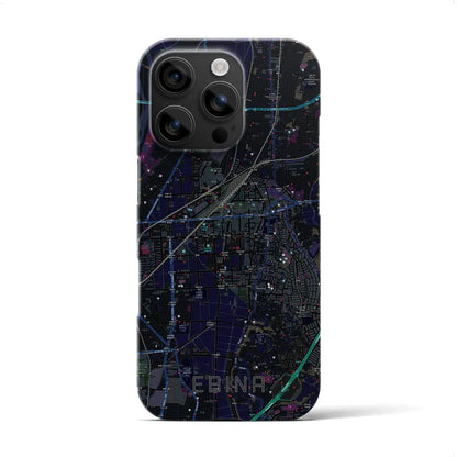 【海老名（神奈川県）】地図柄iPhoneケース（バックカバータイプ）