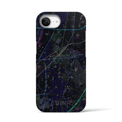 【海老名（神奈川県）】地図柄iPhoneケース（バックカバータイプ）