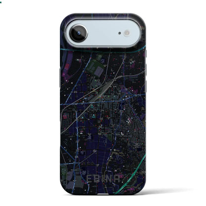 【海老名（神奈川県）】地図柄iPhoneケース（バックカバータイプ）