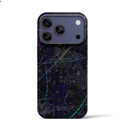 【海老名（神奈川県）】地図柄iPhoneケース（バックカバータイプ）