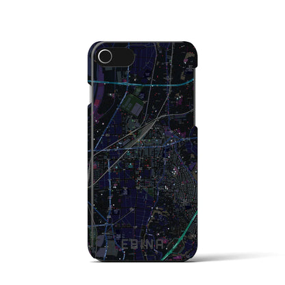 【海老名（神奈川県）】地図柄iPhoneケース（バックカバータイプ）