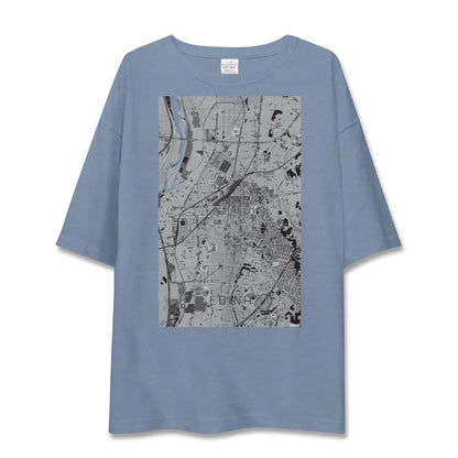 【海老名（神奈川県）】地図柄ビッグシルエットTシャツ
