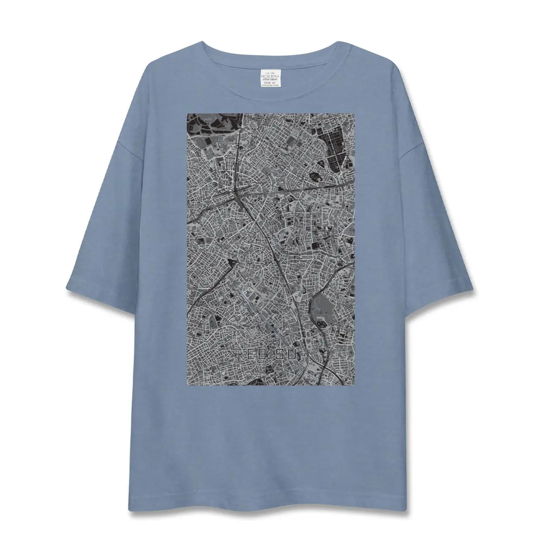 【恵比寿（東京都）】地図柄ビッグシルエットTシャツ