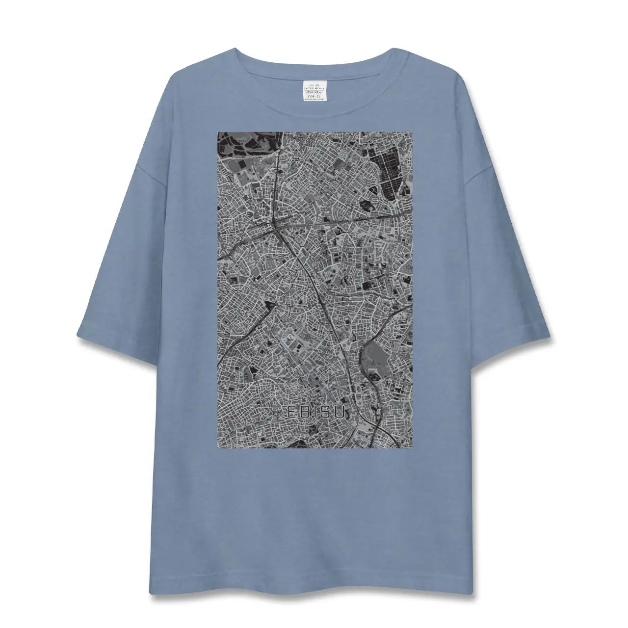 【恵比寿（東京都）】地図柄ビッグシルエットTシャツ