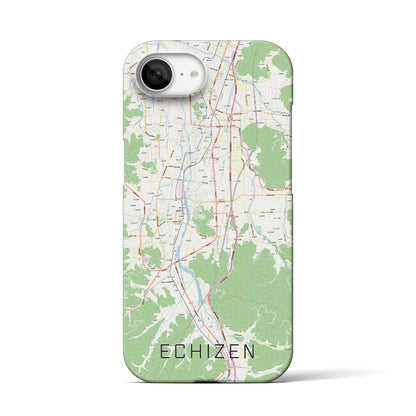 【越前（福井県）】地図柄iPhoneケース（バックカバータイプ）