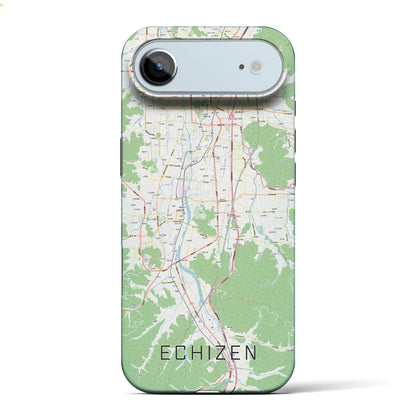 【越前（福井県）】地図柄iPhoneケース（バックカバータイプ）