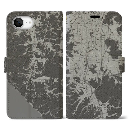 【越前（福井県）】地図柄iPhoneケース（手帳タイプ）