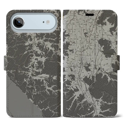 【越前（福井県）】地図柄iPhoneケース（手帳タイプ）