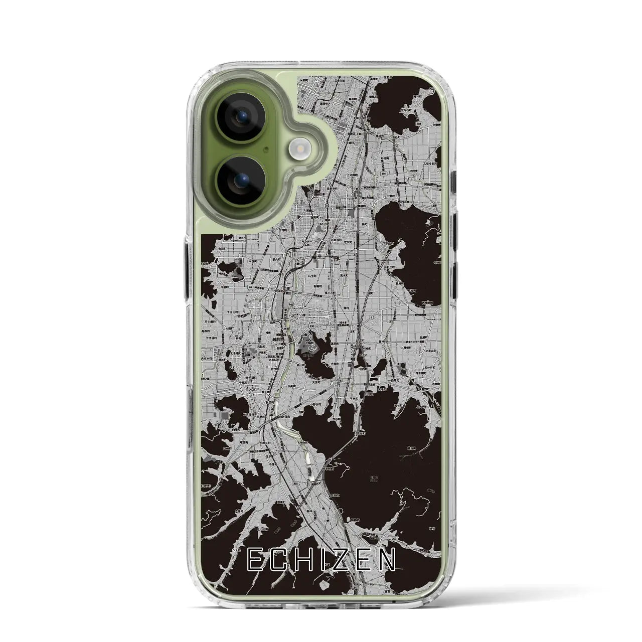 【越前（福井県）】地図柄iPhoneケース（MagSafeタイプ）