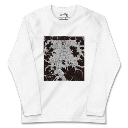 【越前（福井県）】地図柄ロングスリーブTシャツ