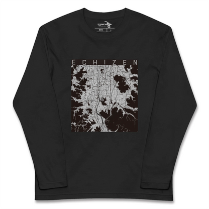 【越前（福井県）】地図柄ロングスリーブTシャツ