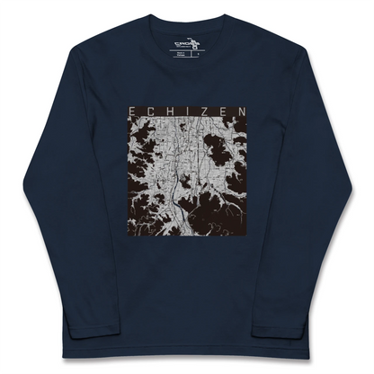 【越前（福井県）】地図柄ロングスリーブTシャツ