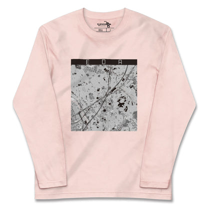 【江田（神奈川県）】地図柄ロングスリーブTシャツ