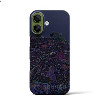 【エディンバラ（イギリス）】地図柄iPhoneケース（バックカバータイプ）