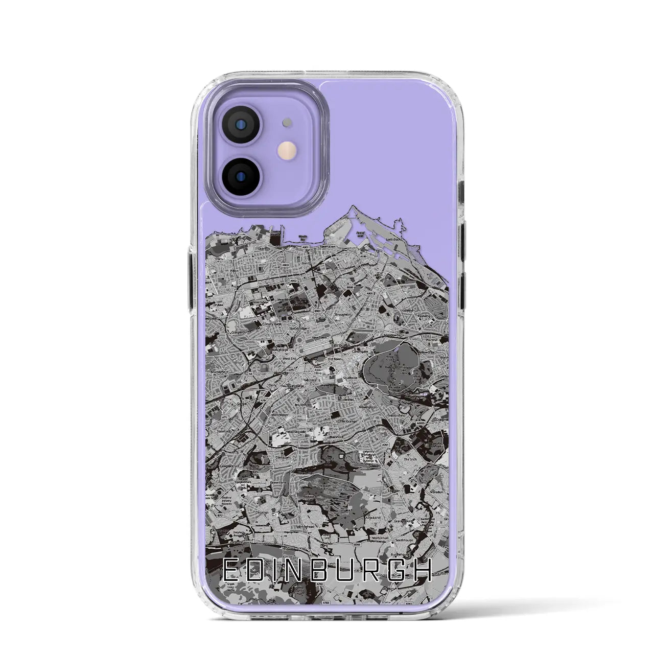 【エディンバラ（イギリス）】地図柄iPhoneケース（MagSafeタイプ）