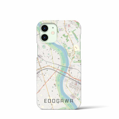 【江戸川（東京都）】地図柄iPhoneケース（バックカバータイプ）