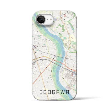 【江戸川（東京都）】地図柄iPhoneケース（バックカバータイプ）
