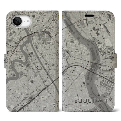 【江戸川（東京都）】地図柄iPhoneケース（手帳タイプ）