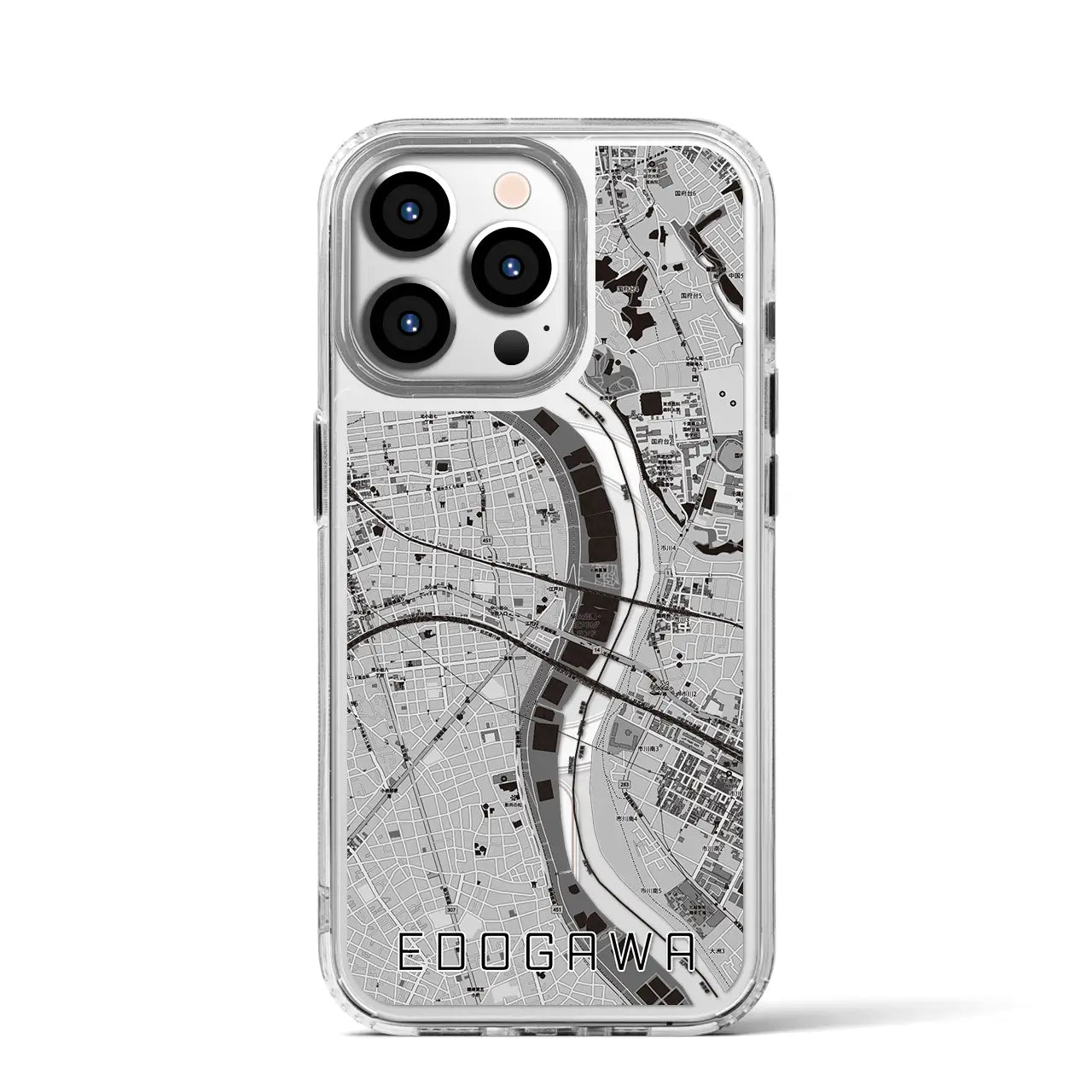 【江戸川（東京都）】地図柄iPhoneケース（MagSafeタイプ）