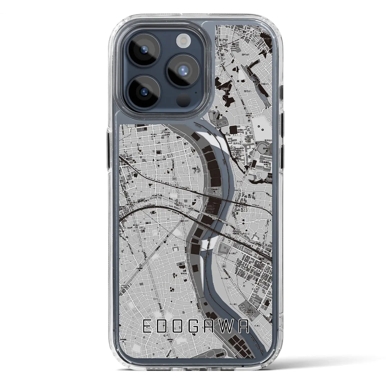 【江戸川（東京都）】地図柄iPhoneケース（MagSafeタイプ）