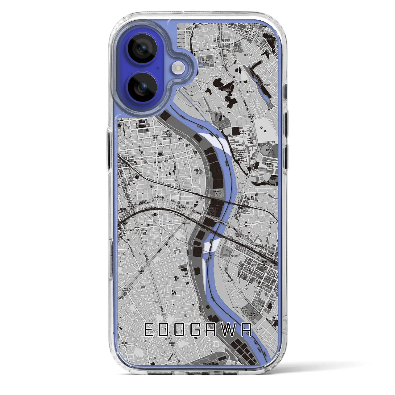 【江戸川（東京都）】地図柄iPhoneケース（MagSafeタイプ）