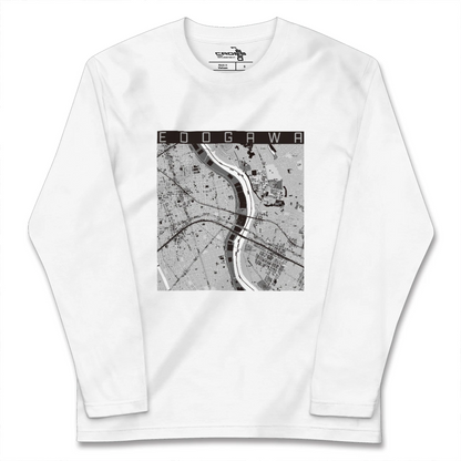 【江戸川（東京都）】地図柄ロングスリーブTシャツ