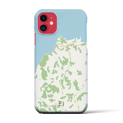 【江井（兵庫県）】地図柄iPhoneケース（バックカバータイプ）