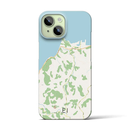 【江井（兵庫県）】地図柄iPhoneケース（バックカバータイプ）