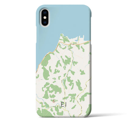 【江井（兵庫県）】地図柄iPhoneケース（バックカバータイプ）