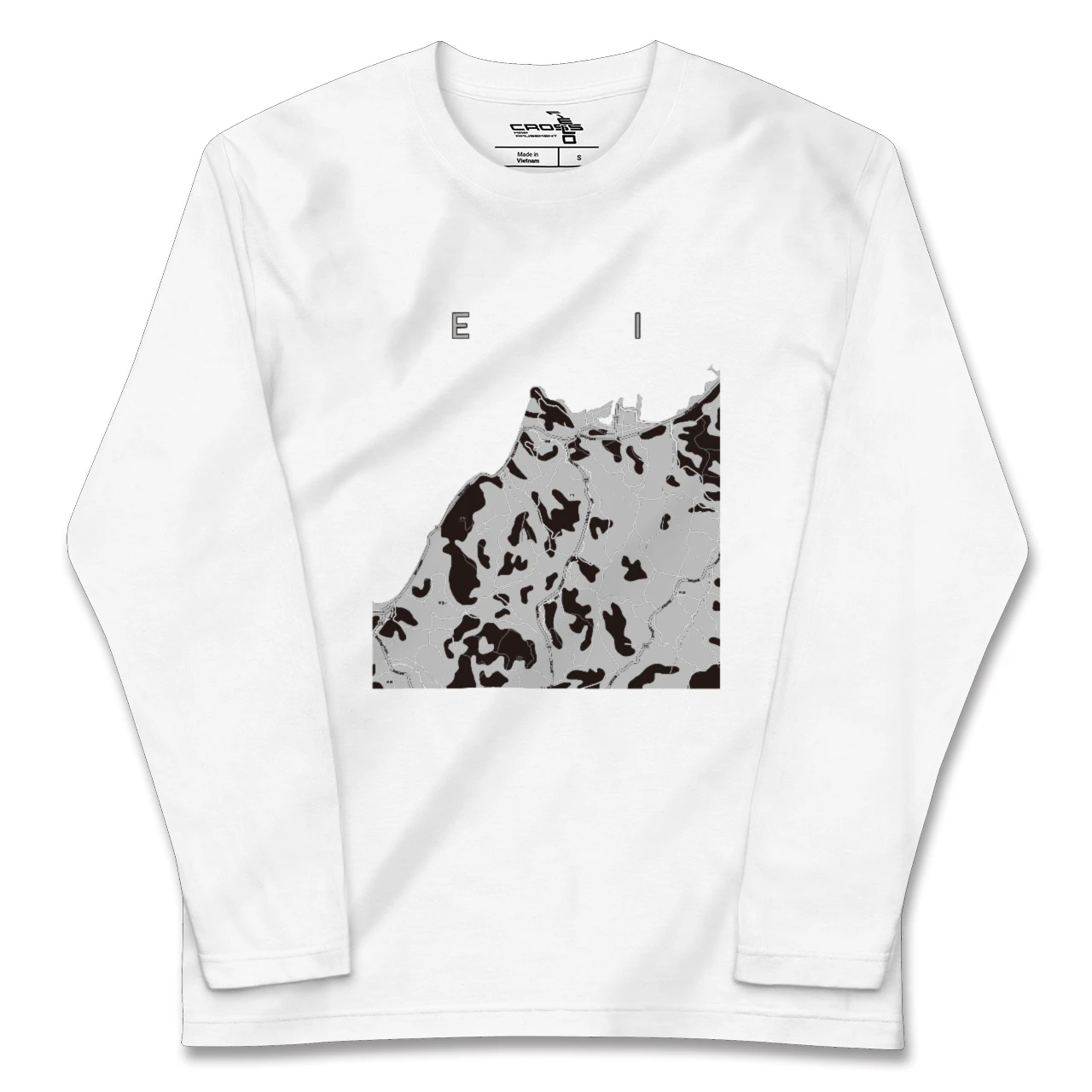 【江井（兵庫県）】地図柄ロングスリーブTシャツ