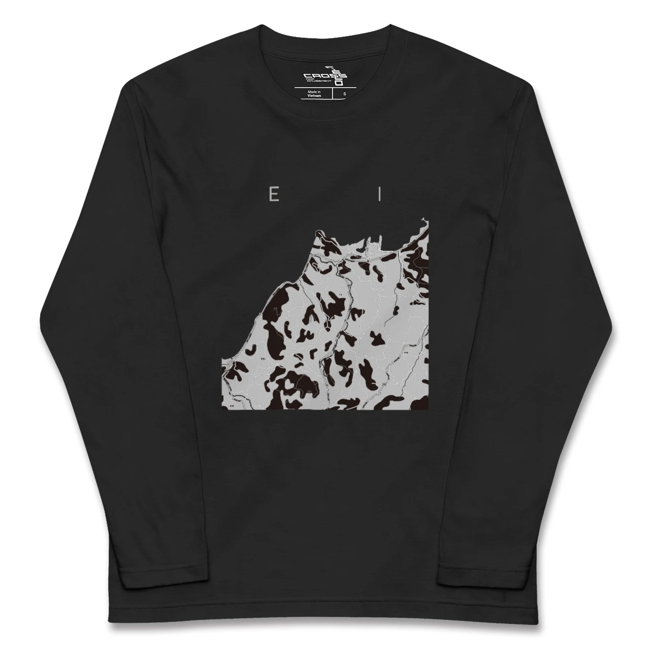 【江井（兵庫県）】地図柄ロングスリーブTシャツ