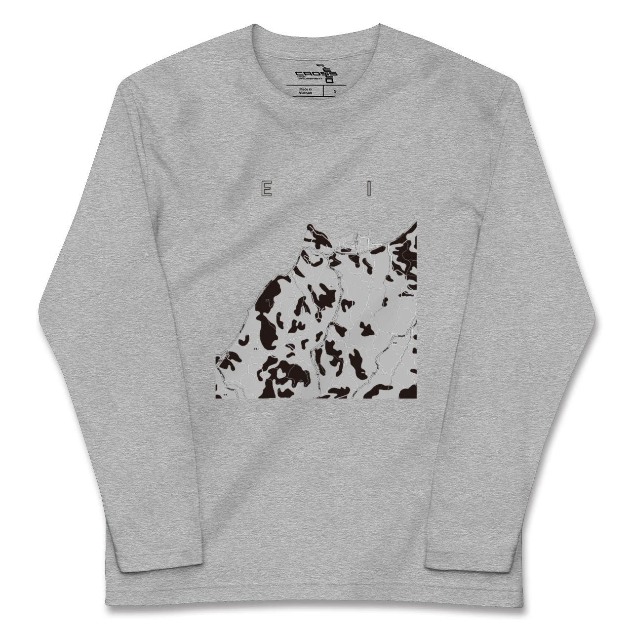 【江井（兵庫県）】地図柄ロングスリーブTシャツ