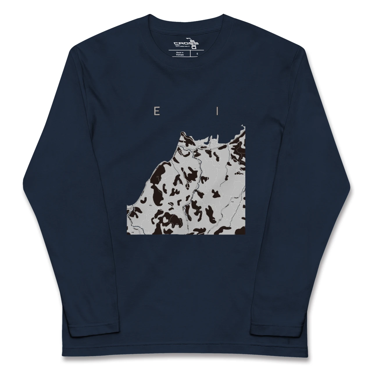 【江井（兵庫県）】地図柄ロングスリーブTシャツ