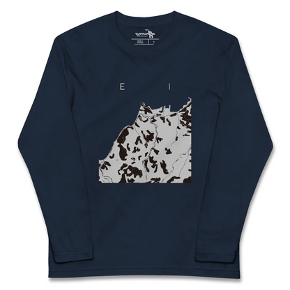 【江井（兵庫県）】地図柄ロングスリーブTシャツ