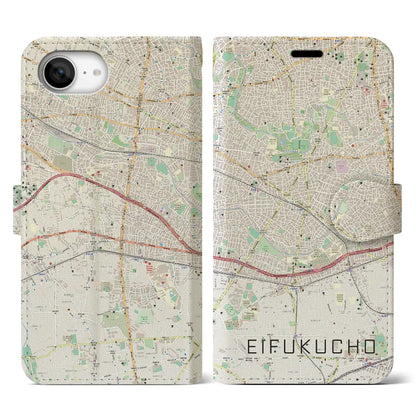 【永福町（東京都）】地図柄iPhoneケース（手帳タイプ）