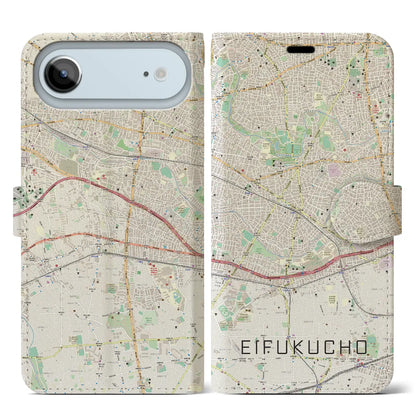 【永福町（東京都）】地図柄iPhoneケース（手帳タイプ）