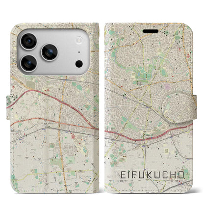 【永福町（東京都）】地図柄iPhoneケース（手帳タイプ）