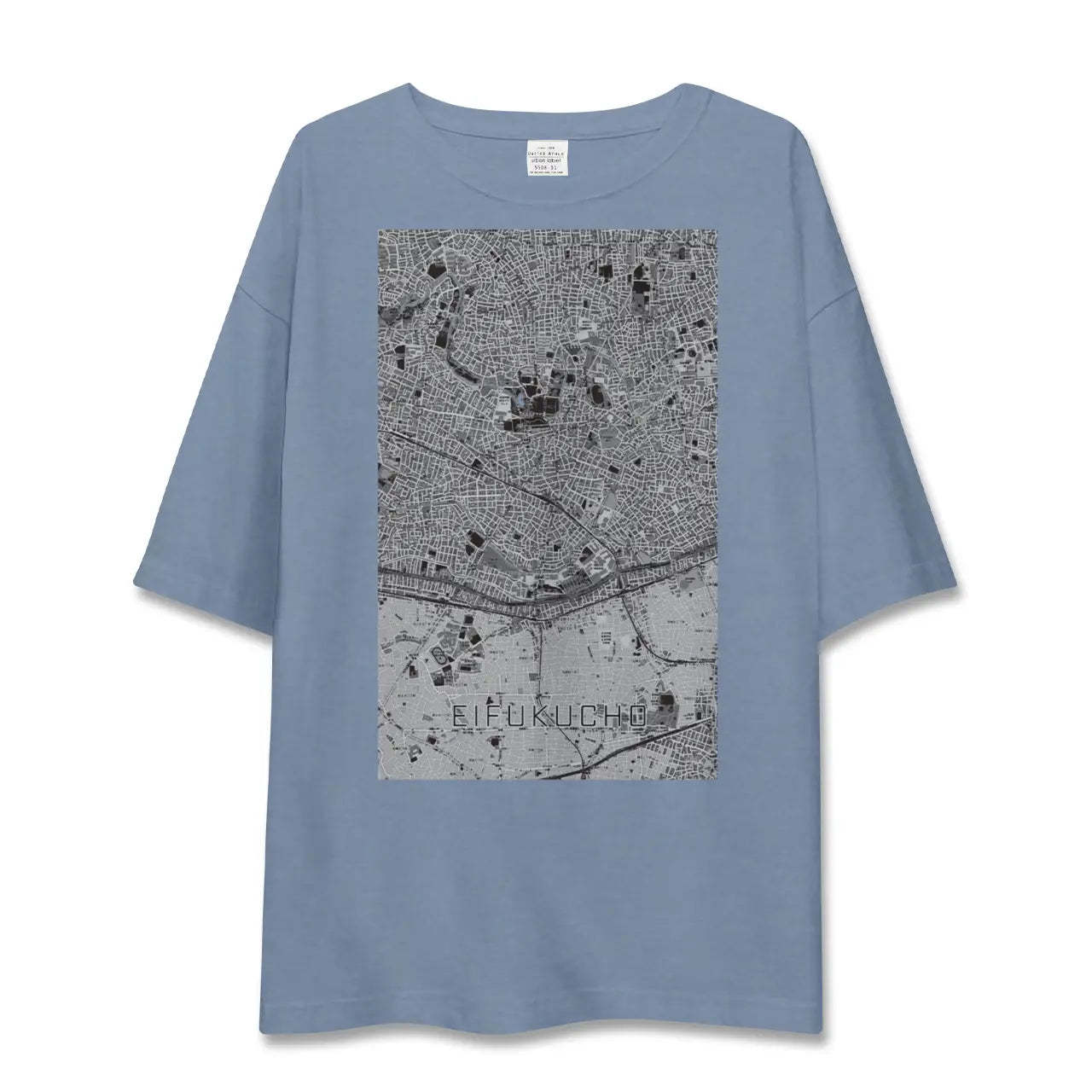 【永福町（東京都）】地図柄ビッグシルエットTシャツ