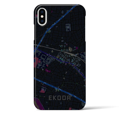 【江古田（東京都）】地図柄iPhoneケース（バックカバータイプ）