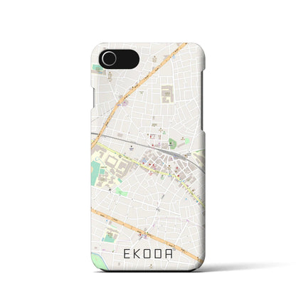 【江古田（東京都）】地図柄iPhoneケース（バックカバータイプ）