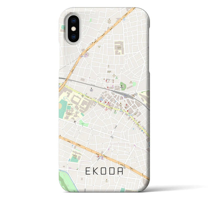 【江古田（東京都）】地図柄iPhoneケース（バックカバータイプ）