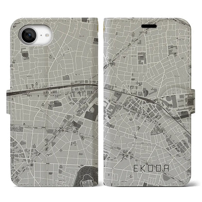 【江古田（東京都）】地図柄iPhoneケース（手帳タイプ）