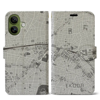 【江古田（東京都）】地図柄iPhoneケース（手帳タイプ）