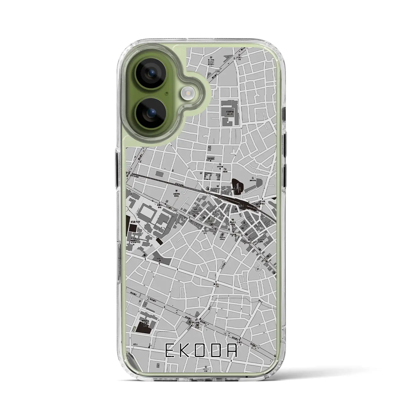 【江古田（東京都）】地図柄iPhoneケース（MagSafeタイプ）