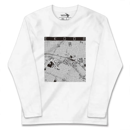 【江古田（東京都）】地図柄ロングスリーブTシャツ